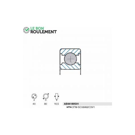 Roulement à billes AB44180S01-SNR