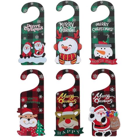 Stück Geschenkhaken, Weihnachtsdekoration für die Tür, Partyzubehör