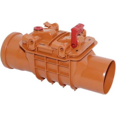 KESSEL Hochwasserschieber 72100R aus Kunststoff DN100, Rattenschutz