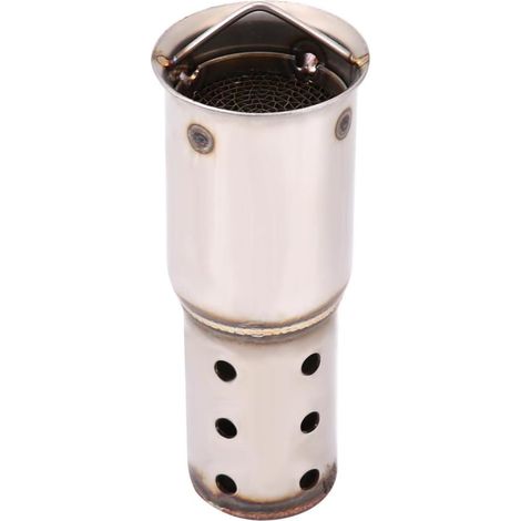 Silencieux de Voiture, 51mm Universal Acier Inoxydable Tuyau d'échappement Silencieux, Tuyau d'échappement de Moto DB Killer, Silen-cieux De Bruit Pour Moto (Taille: 2)