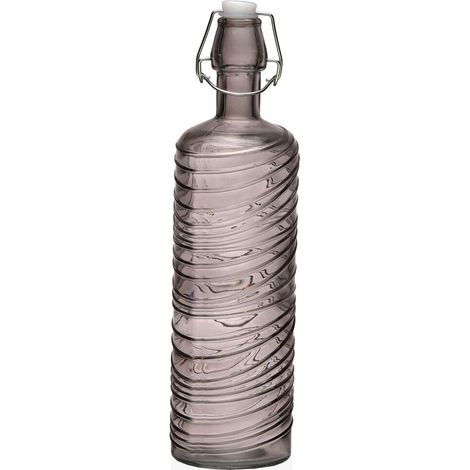 Bottiglia d'acqua Versa Grigio Vetro Alluminio 1 L 8,2 X 30,6 X 8,2 CM