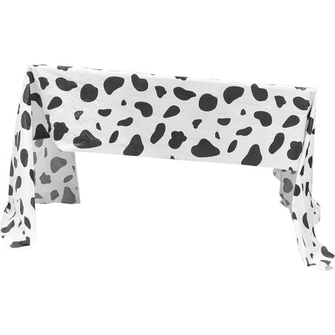 Lot Nappes Jetables Imprimées Motif Vache PE Imperméables Et Résistantes à Huile pour Maison Restaurant (1/5)