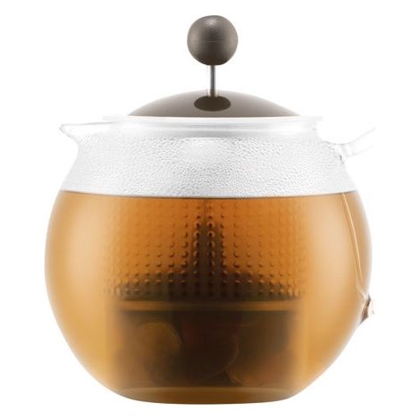 Teekanne 0,5 l aus Glas mit braunem Kunststofffilter – Assam – Bodum