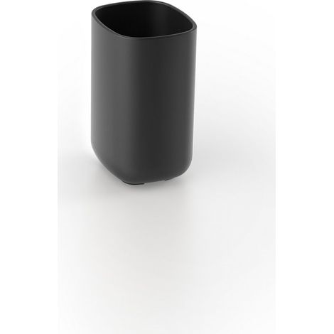 Metaform - Porta spazzolini da appoggio Nero in Resine Termoplastiche Mod. Pod