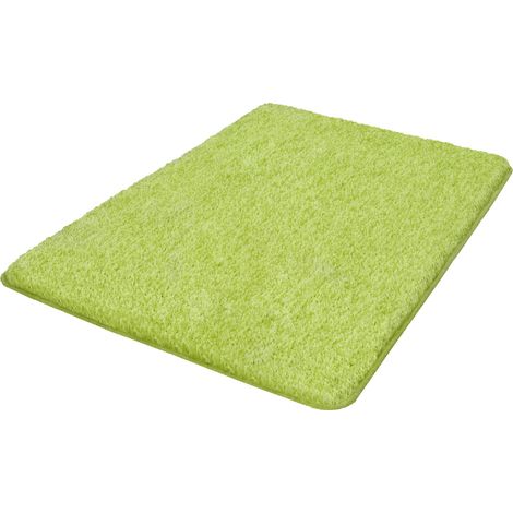 Kleine Wolke Badteppich Seattle kiwigrün Polyester 70 x 120 cm Badvorleger, Teppiche & Toilettensitzabdeckungen