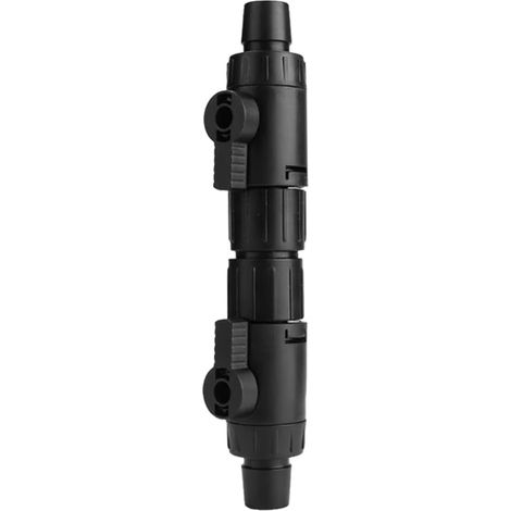 Valve de Tuyau d'aquarium, Clapet de Tuyau de Filtre de Réservoir de Poissons, Connecteur Tuyau d'aquarium, Adaptateur Vanne de Contrôle de l'eau avec Poignée à Dégagement Rapide de 12/16mm (1/5)