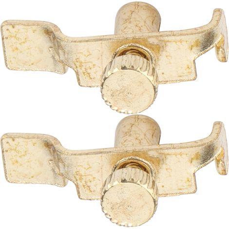 2 Pièces Accordeur Fin pour Erhu, Pince de Réglage Professionnelle en Métal Doré pour Cordes d'Instrument (1/5)