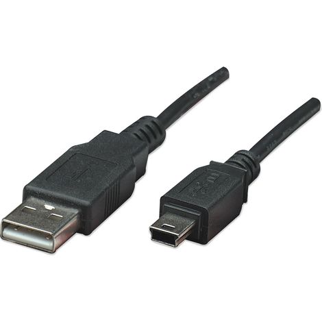 MANHATTAN Cavo USB 2.0 A/mini USB 5 pin 0,3 mt. (1/4)