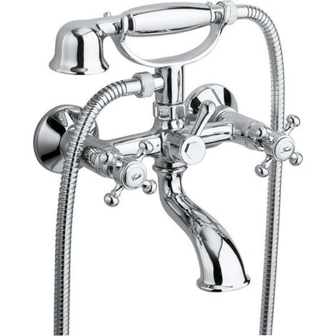 Sapho Antea - Mitigeur de baignoire avec accessoires, chrome 3011 (1/2)