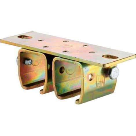 HELM 402 D manchon double avec fixation plafond., 60 mm (1/4)
