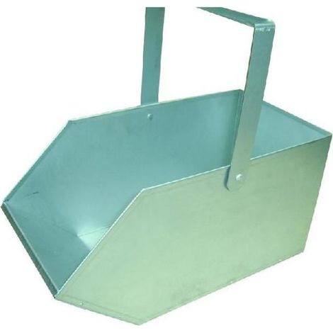 Pelle À Charbon - Tôle Galvanisée - 42 x 21 x 18,5 cm - Pour Poêle À Charbon - 1 Pièce
