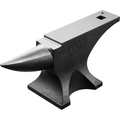 Pour pliage, façonnage et torsion, enclume de forgeron en acier moulé 52,8 kg, corne simple et grand plan de travail (1/5)