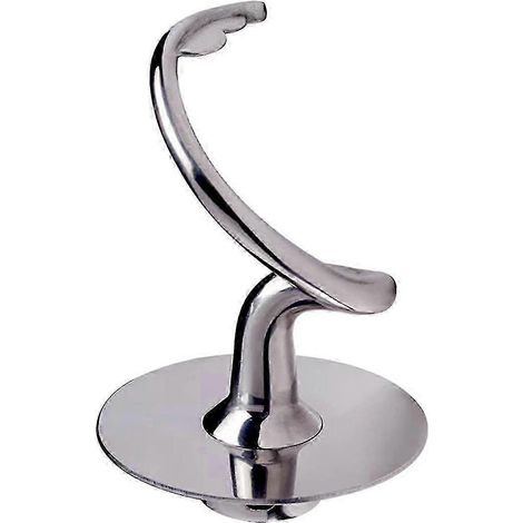 Crochet pétrisseur spiralé en acier inoxydable pour robot pâtissier KitchenAid, compatible avec les bols mélangeurs de 4,5 à 5 pintes (Tilt-He p20241126592) (1/5)
