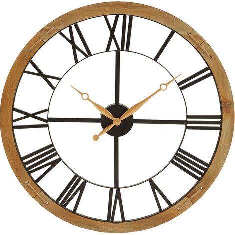 Premier Housewares Vitus Black Metal Wall Clock (1/5)