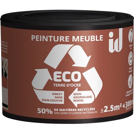 Peinture ECO  pour boiseries et meubles - terre d'ocre 300ml - ID PARIS (1/3)