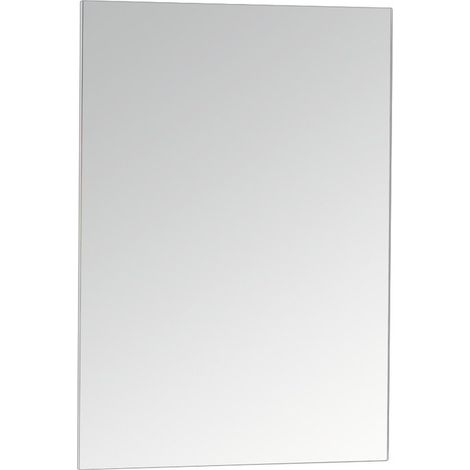 Ecolands – Miroir simple de salle de bain 80x105cm – Miroir collé sur panneau 16mm – Rainurages pour encastrement câblage – Garantie 2 ans (1/5)