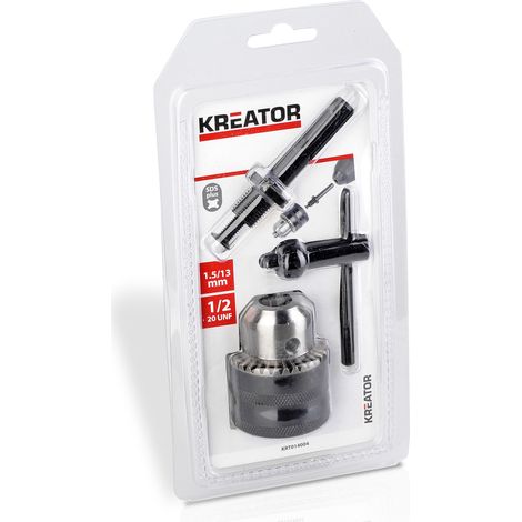 13mm Zahnkranzbohrfutter mit SDS-Adapter KREATOR (1/4)