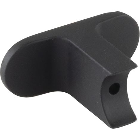 Pamar Mittelsockel Nelo Griffstange, Halterung Befestigung Sockel + einfache Montage, Zinkdruckguss schwarz matt 50mm