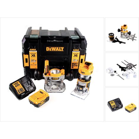 Motoazada sin cable DeWalt DCW 604 P1 18V 55mm + 1x batería 5.0Ah + cargador + TSTAK