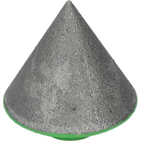 Fraise à chanfreiner diamantée verte M14, utilisation simple, angle de base de 60°, pour le polissage et le façonnage, 50 mm/2 pouces (1/5)
