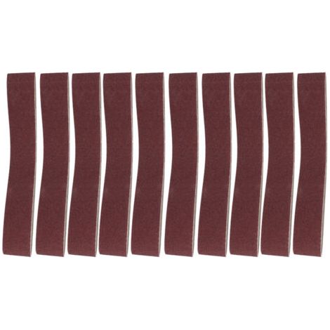 10 pièces 27x2 pouces bande abrasive en oxyde d'aluminium 686x50mm bande Abrasive pour bois métal mou (120) (1/5)
