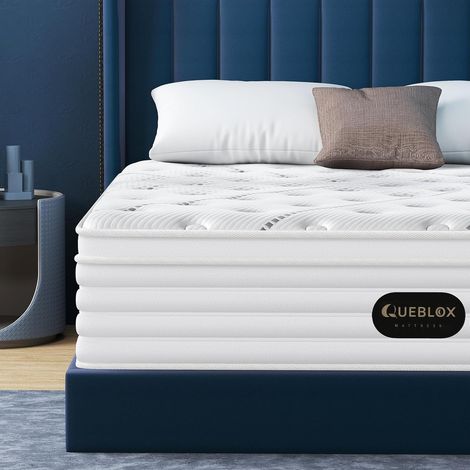 Matelas 140x190 cm,Hauteur 28cm,7-Zone Pocket Sprung ,Fermeté Moyenne (1/5)