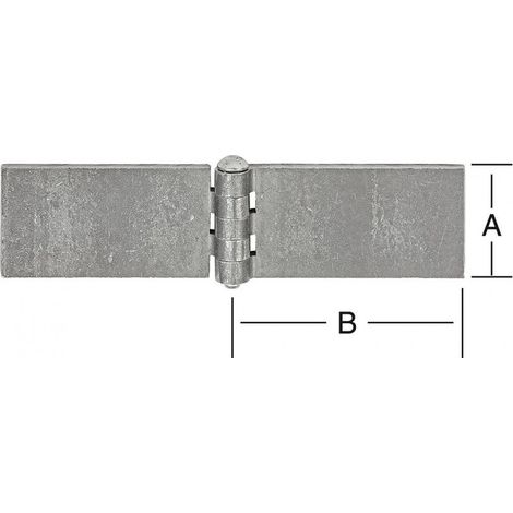 Cerniera della porta della macchina. ferro crudo 40x60mm