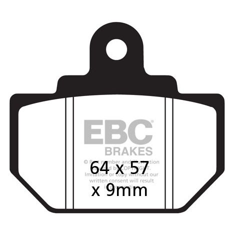 Pastillas de freno EBC FA111 (juego para 1 disco)