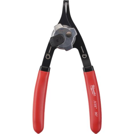 PINZA REVERSIBILE PER ANELLI ELASTICI COMPATTA .038 " 90°