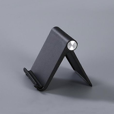 (noir) Support de bureau pliable facile pour tablette et téléphone portable (1/5)