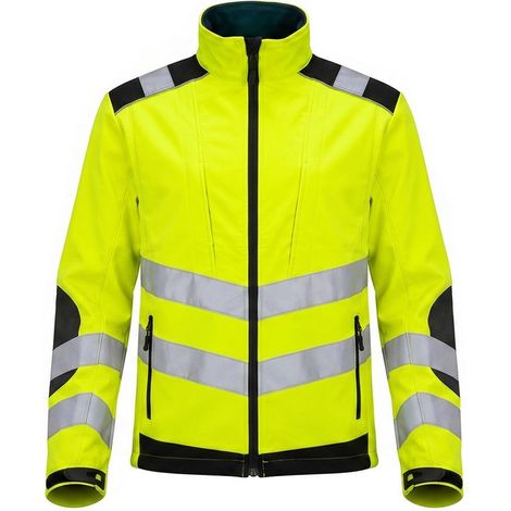 Chaqueta alta visibilidad softshell clase 2 talla xxl con banda reflectora (1/5)