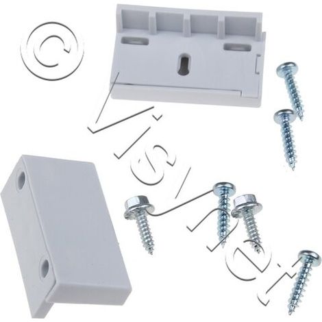 Kit d'accessoires de fixation porte pour congélateur – 2 pièces – Compatible Liebherr – 9096873 (1/2)