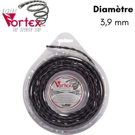 Fil nylon hélicoïdal débroussailleuse Vortex™ 3,9mm  12 mètres (1/2)