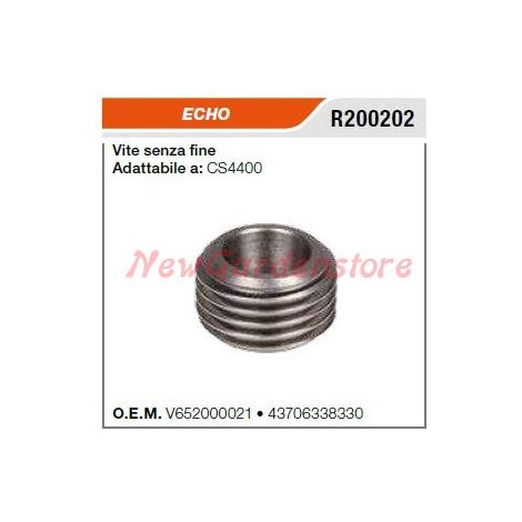 Vite senza fine pompa olio ECHO motosega CS4400 R200202