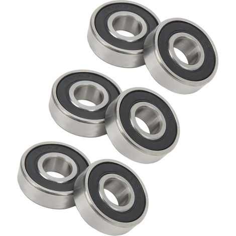 6 Roulements à Billes 6201 Scellés en Acier Haute Teneur en Carbone pour Moteurs Électriques et Outils de Puissance (1/5)