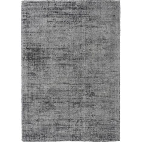 Tapis fait main prestige 110 gris anthracite - 80 x 150 cm