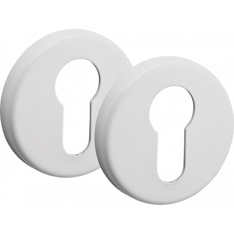 THIRARD - Paire de rosaces blanc, trou de cylindre - THIRARD (1/2)
