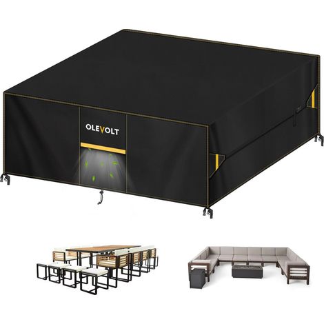 Bâche de Protection pour Chaise Meubles Couverture Salon de Jardin (1/5)