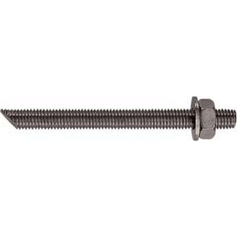 5PZ BARRA FILETTATA IN ACCIAIO CLASSE 5,8 "FIS" - FIS M ø mm.12x135
