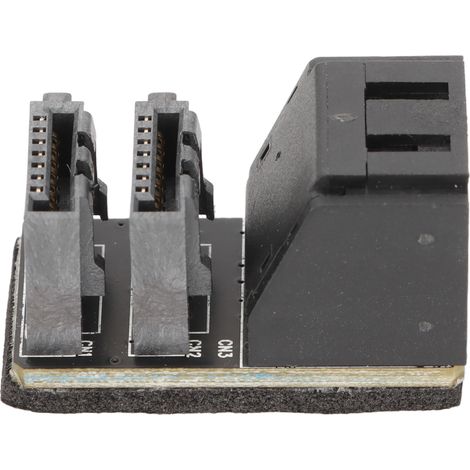 Adaptateur SATA 7 broches double interface 90° et 180° haute vitesse 12G pour carte mère et PH572 (1/5)