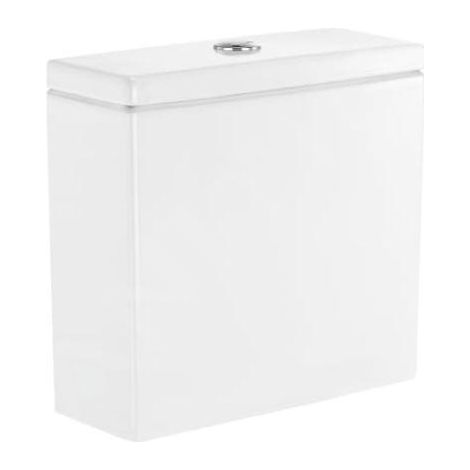 Roca Inspira - Réservoir de toilette, DualFlush, alimentation par le bas à gauche, blanc A341520000