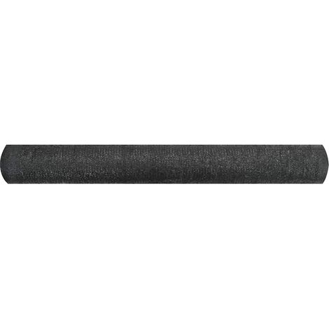 Maison Exclusive - Filet brise-vue Noir 1,5x25 m PEHD 150 g/m² (1/4)