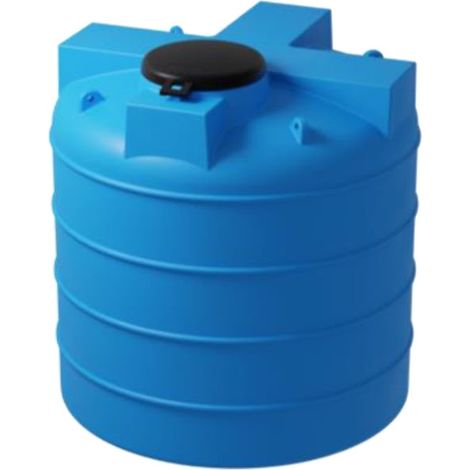 Serbatoio da esterno verticale lt.5000 rototec in polietilene per acqua