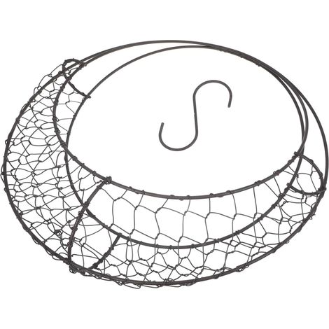 Pot suspendu Hemoton, support en métal noir pour plantes succulentes (1/5)