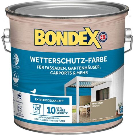 Bondex Wetterschutzfarbe 2,5 L marehalm Holzschutzlasur (1/4)