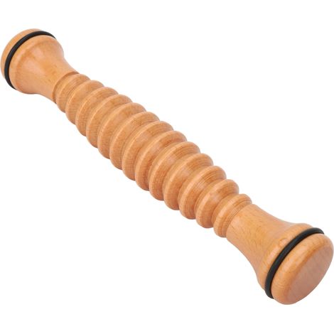 Rouleau de massage des pieds en bois Theaceae - Outil de massage confortable et anti-stress (1/5)