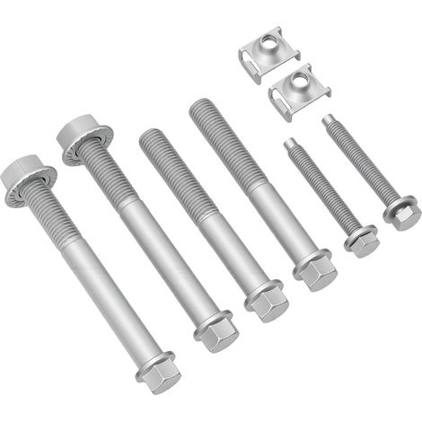 Kit de Boulons de Bras de Commande Intérieur Inférieur Avant, Ensemble de Matériel de Suspension de Remplacement de 8 Pièces avec OE 13859 11561429, pour Silverado Sierra Tahoe Yukon 1500 (1/5)