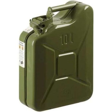 Tanica in metallo per liquidi infiammabili Verde 10 l