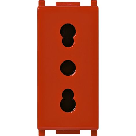 VIMAR - 14203.R 2P+T 16A P17/11 rote Steckdose