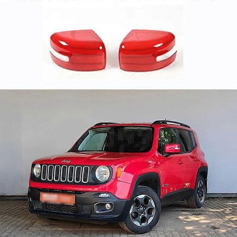 Passend für Jeep Renegade Modelle 15-17: Austausch des Rückspiegelgehäuses aus Kohlefaser (Paar)